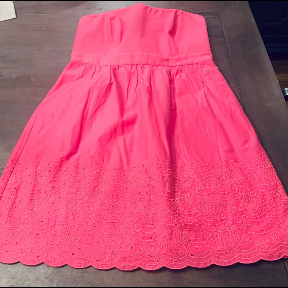 Women’s vineyard vines strapless dress